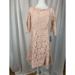 Eliza J Blush Lace Dress – Size 12P